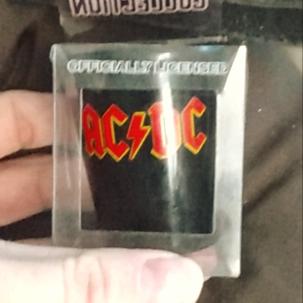 Ac/DC shot glass
